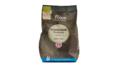 Poivre noir de Madagascar moulu bio et équitable pour la cuisine professionnelle - Sachet de 150g
