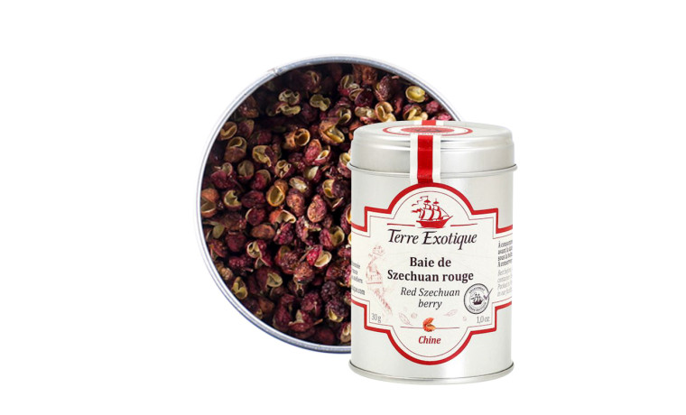 Baies rouges de Szechuan de Chine pour cuisine professionnelle et préparations culinaires - Sachet de 500g