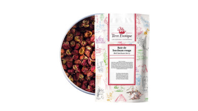 Baies rouges de Szechuan de Chine pour cuisine professionnelle et préparations culinaires - Sachet de 500g