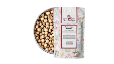 Poivre blanc de Penja du Cameroun pour la cuisine professionnelle - Sachet de 250g