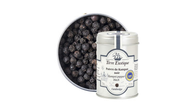 Poivre noir de Kampot IGP (cuisine professionnelle) - Sachet de 1kg