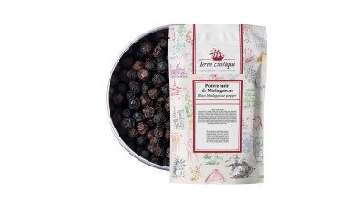Poivre noir de Madagascar pour la cuisine professionnelle - Sachet de 1kg