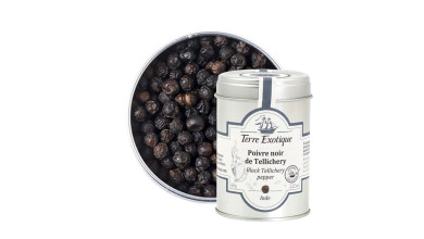 Poivre noir de Tellicherry (spécialité cuisine professionnelle) - Sachet de 1kg