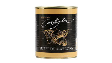 Purée de marrons Corsiglia pour professionnels de la restauration et de la glace - Boîte de 870g