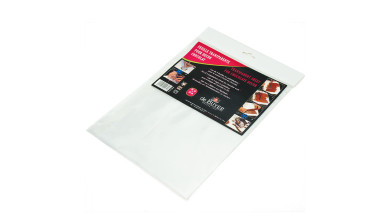 Lot de 5 feuilles de glacage en rhodoïd pour la réalisation du chocolat en cuisine professionnelle - 5 feuilles rhodoïd