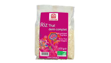 Riz Thaï demi-complet bio - Sac de 3kg