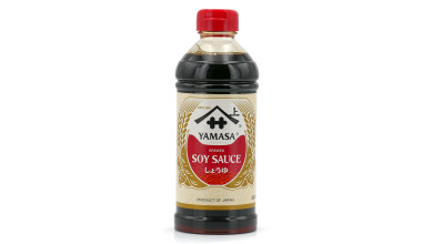 Sauce soja Yamasa pour cuisine professionnelle et préparation de plats asiatiques - Bouteille en plastique 500ml