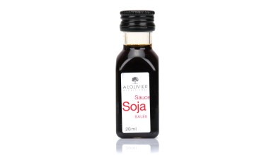 Mignonnette de sauce soja salée, idéale pour l’assaisonnement en restauration et en cuisine professionnelle. - Mignonnette de 20