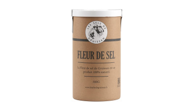 Fleur de sel de Gruissan en Méditerranée - Tube cartonné de 500g