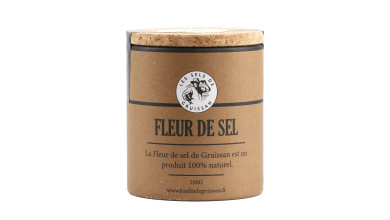Fleur de sel de Gruissan en Méditerranée - Tube cartonné de 500g