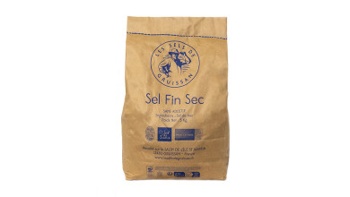 Sac de 5 kg de sel fin bio de Gruissan pour la cuisine professionnelle et la production de glace - Sac de 5kg