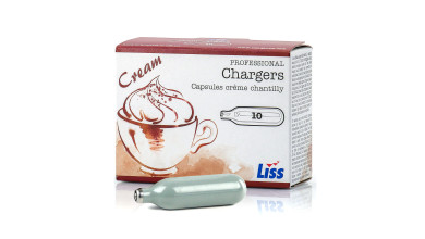 Cartouches de gaz N2O 8 g pour siphon à Chantilly Liss (lot de cartouches) - Boîte 10 cartouches