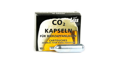 Cartouches de gaz CO2 de 16 g pour tireuse à bière - Boîte 10 cartouches