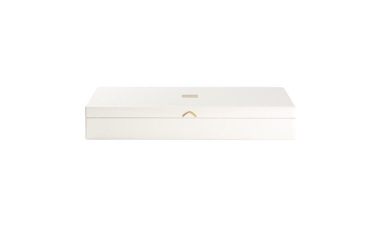 Coffret Thé Palace – Coffret en bois laqué ivoire – 72 sachets - Le coffret