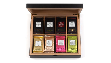 Coffret thé sachets cristal – coffret bois de 48 sachets - Le coffret