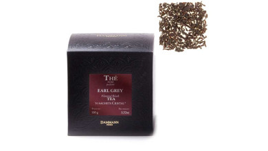 Thé Earl Grey Yin Zhen en sachets cristal – Dammann Frères – Lot de 50 sachets - Boite 50 sachets cristal