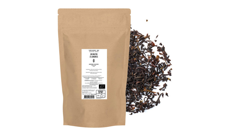 Thé noir Un matin à Londres bio - Sac vrac de 1kg