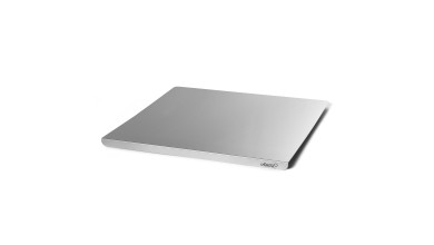 Planche inox professionnelle pour préparation pizza, pain et pâtisserie – 49 x 47 x 2 cm - La planche