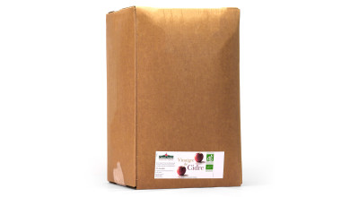 Vinaigre de cidre bio Côteaux Nantais non pasteurisé en BIB de 10 L pour la cuisine professionnelle - Bag in Box 10L