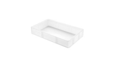 Bac à pâtons GN 1/1 blanc 12 L (530 x 325 x 90 mm) – Gilac - Bac GN1/1 blanc (530x325x90mm)