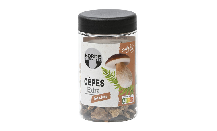 Cèpes extra séchés pour cuisine professionnelle - Pot de 225g