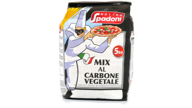 Farine noire au charbon végétal pour pizza et panification professionnelle - Sac 5kg
