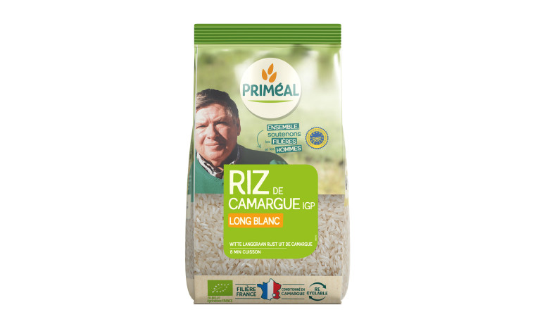 Riz long blanc de Camargue bio - Sac de 5kg