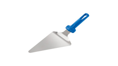 Petite pelle triangulaire en inox pour le service de pizza et tartes en cuisine professionnelle - La pelle de service