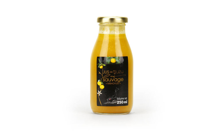 Jus de Yuzu sauvage Mishoyuzu, Citrus Juno — idéal pour sublimer vos préparations en cuisine professionnelle et rayon glace. - B