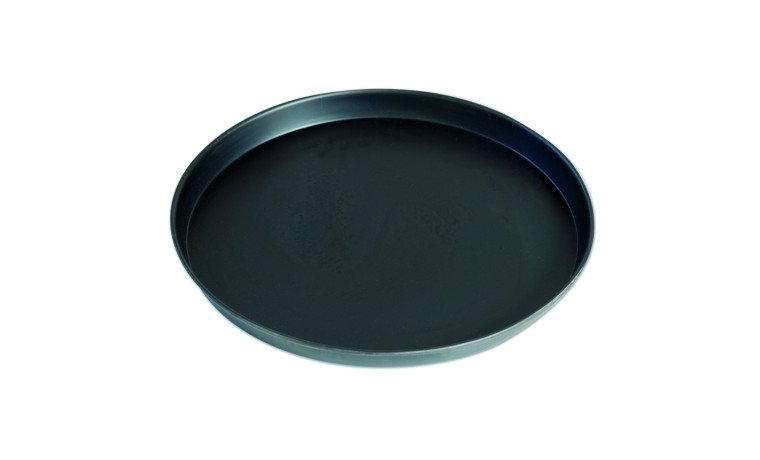 Moule à pizza en tôle bleuié Teglia Tonda pour Padellino – diamètre 26 cm en haut - Le moule