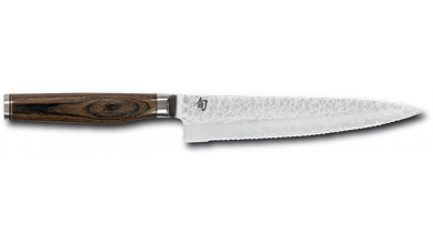 Kai Tim Malzer Universal Knife with Toothed Blades 16.5 cm (TDM-1722)