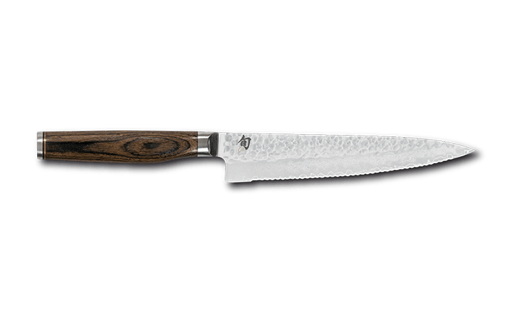 Kai Tim Malzer Universal Knife with Toothed Blades 16.5 cm (TDM-1722)
