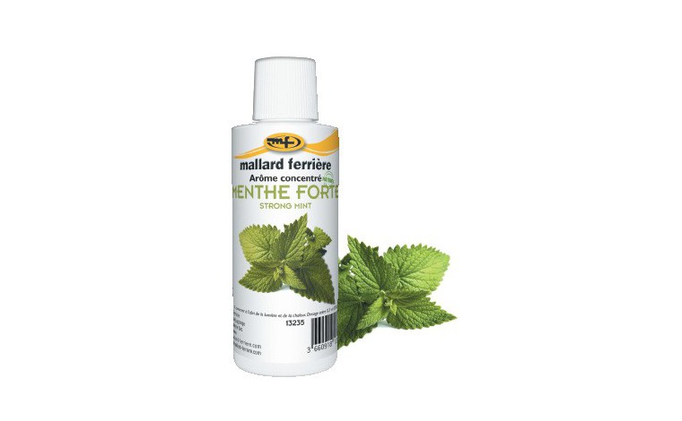 Arôme alimentaire concentré Menthe forte 125ml - La bouteille de 125ml