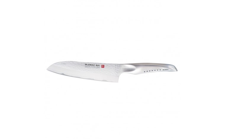 Couteau japonais santoku 19 cm Global Sai