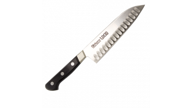 Couteau Japonais santoku lame alvéolée 18 cm