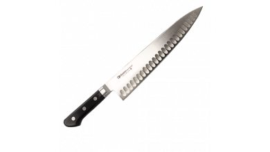 Couteau Chef Japonais lame alvéolée 27 cm