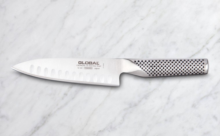 Couteau de cuisine 16 cm (lame alvéolée) G63