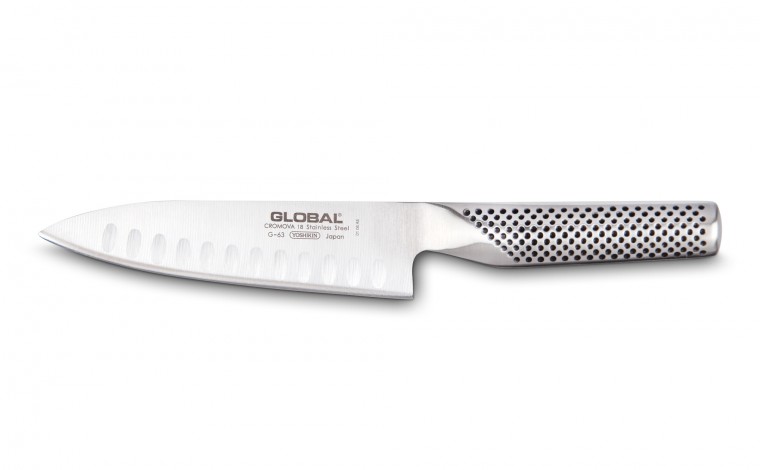 Couteau de cuisine 16 cm (lame alvéolée) G63