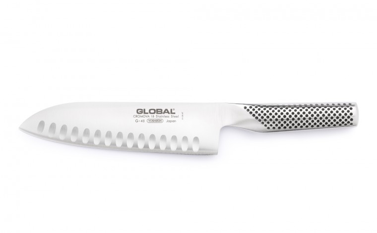 Couteau Santoku alvéolé 18 cm G48