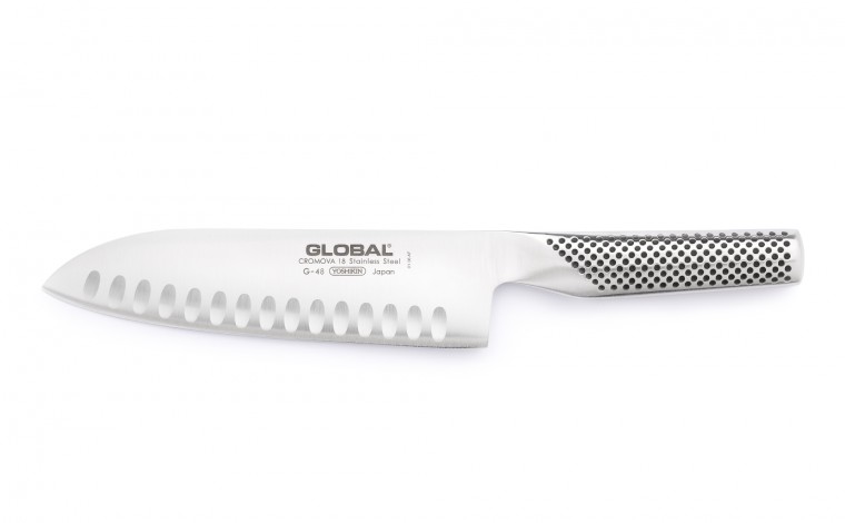 Santoku alveole knife 18 cm G48