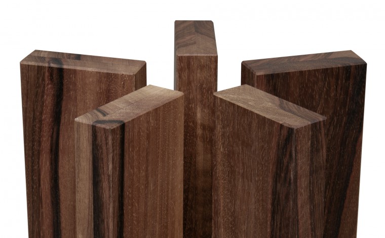Porte couteaux KAI granit/bois noyer STH-4