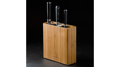 Bamboo knife block