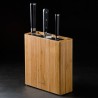 Bamboo knife block