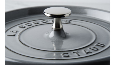 Cocotte Staub Gris graphite ovale 33 cm