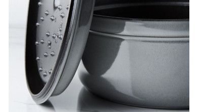 Cocotte Staub Gris graphite ovale 33 cm