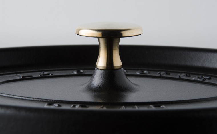 Cocotte ovale fonte noire 37 cm