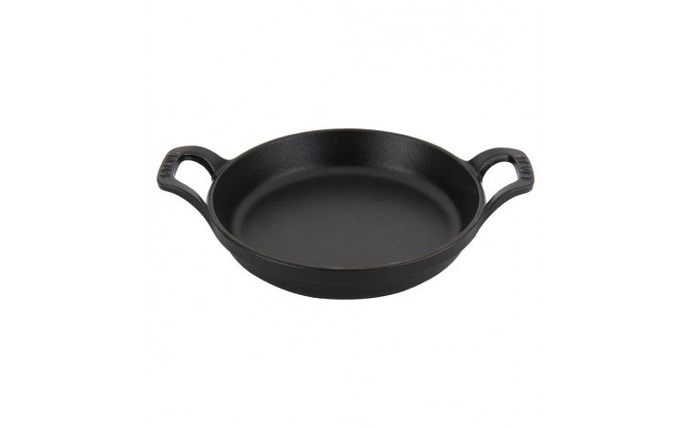Plat empilable rond fonte noire 20 cm