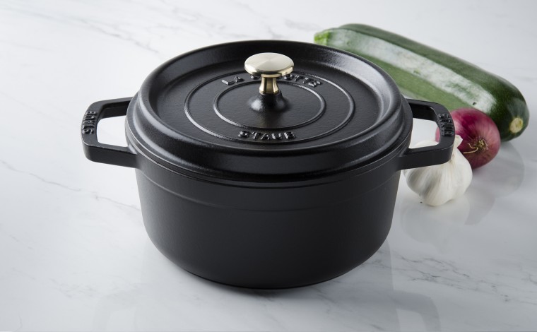 Cocotte fonte noire 22 cm