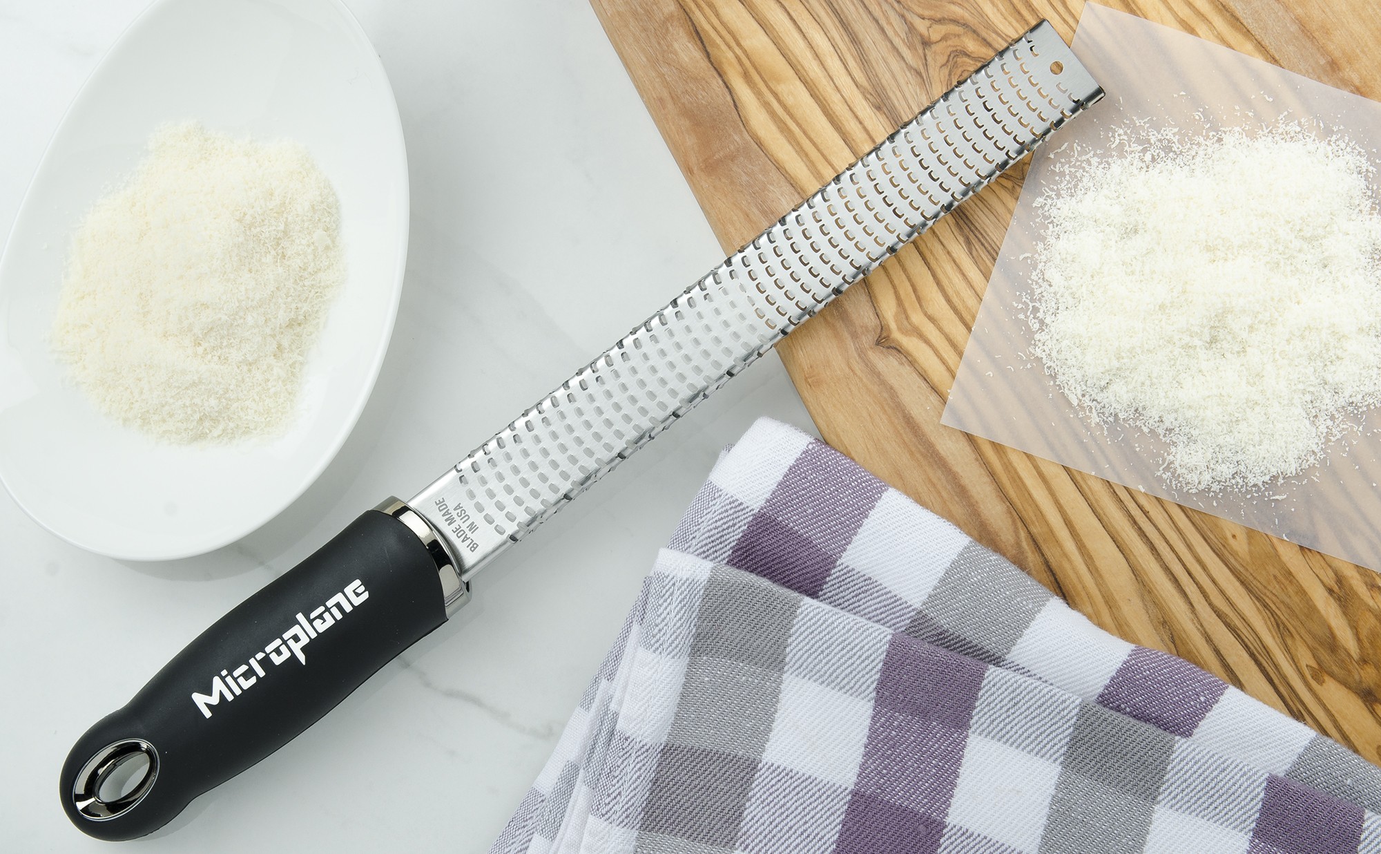 Microplane Râpe de cuisine Double Tranchant pour le fromage à pâte