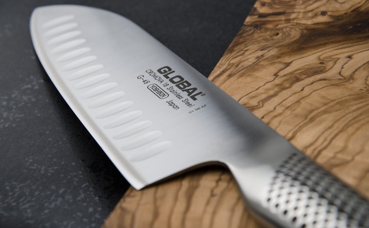 Couteau Santoku alvéolé 18 cm G48